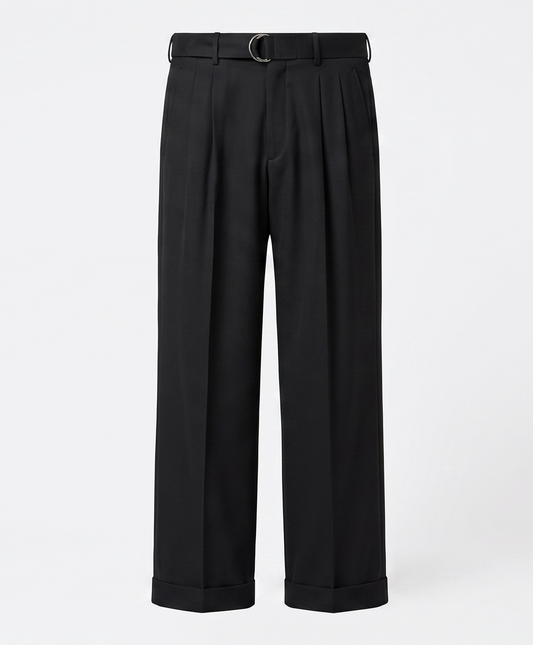The Riviera Trouser — Onyx (No. 02)