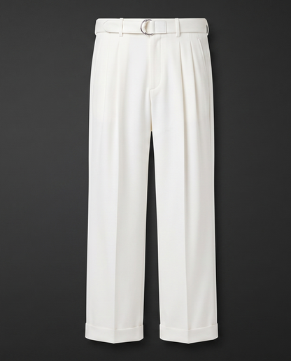 The Riviera Trouser — Ivory (No. 01)