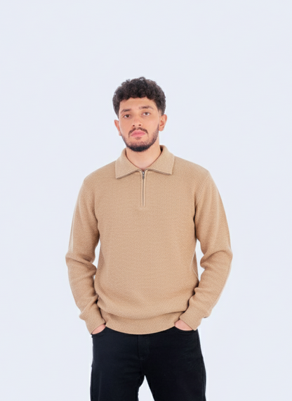 Beige Classic Polo Shirt
